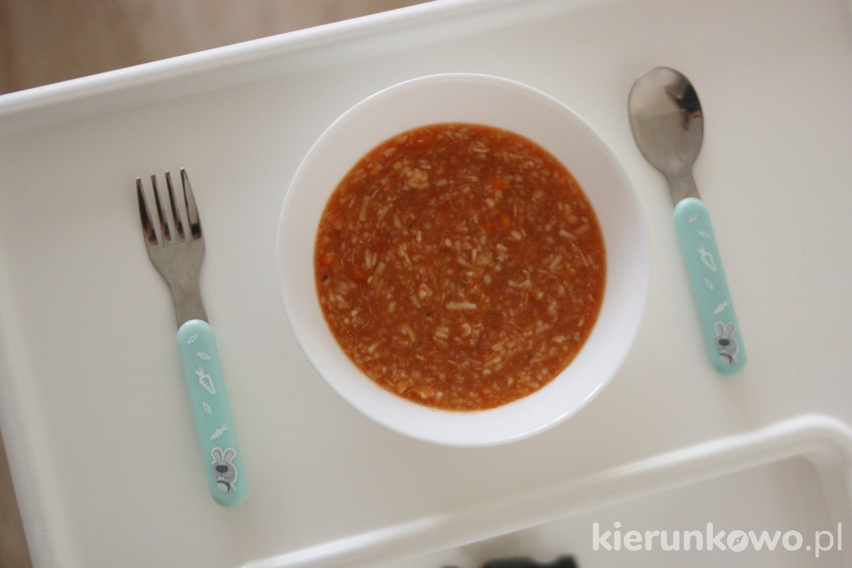Zupka pomidorowa dla dzieci [9m+]