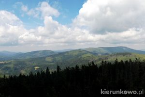 barania góra z przełęczy szarcula