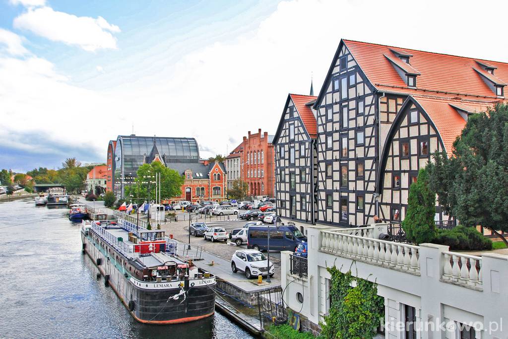 Spichrze nad Brdą i Barka Lemara w Bydgoszczy