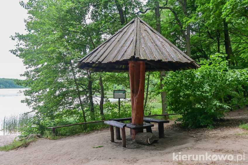 Jedno z miejsc przygotowanych dla turystów (dawna plaża nad Jeziorem Góreckim)