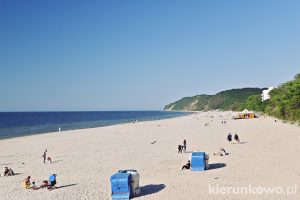 Plaża wschodnia w Międzyzdrojach