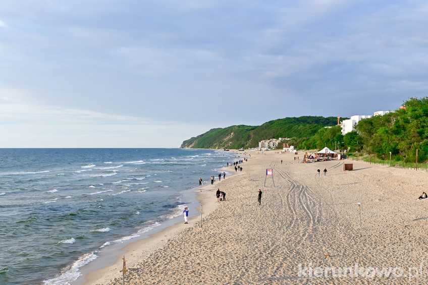 Plaża wschodnia w Międzyzdrojach atrakcje w miedzyzdrojach