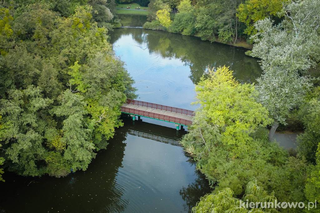 Park Sołacki z lotu ptaka