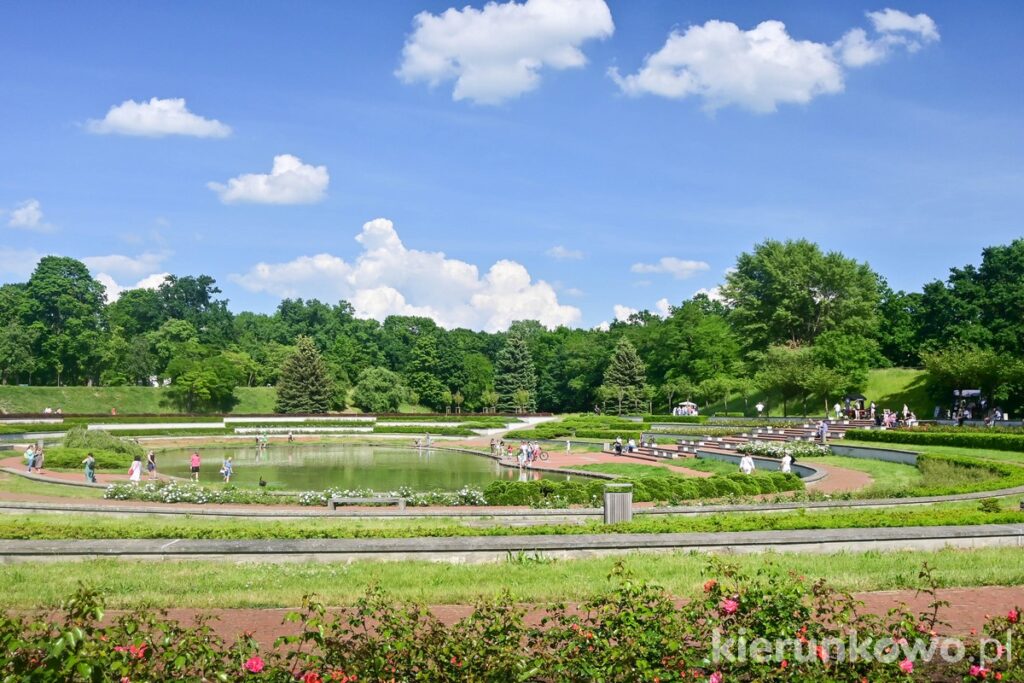 rosarium park cytadela poznań park miejski w poznaniu staw kwiaty