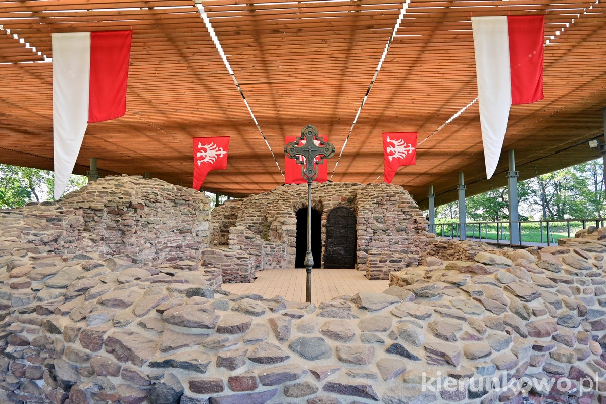baptysterium ostrów lednicki relikty kaplicy mieszko I krzyż chrzest polski Pomniki Historii w Wielkopolsce