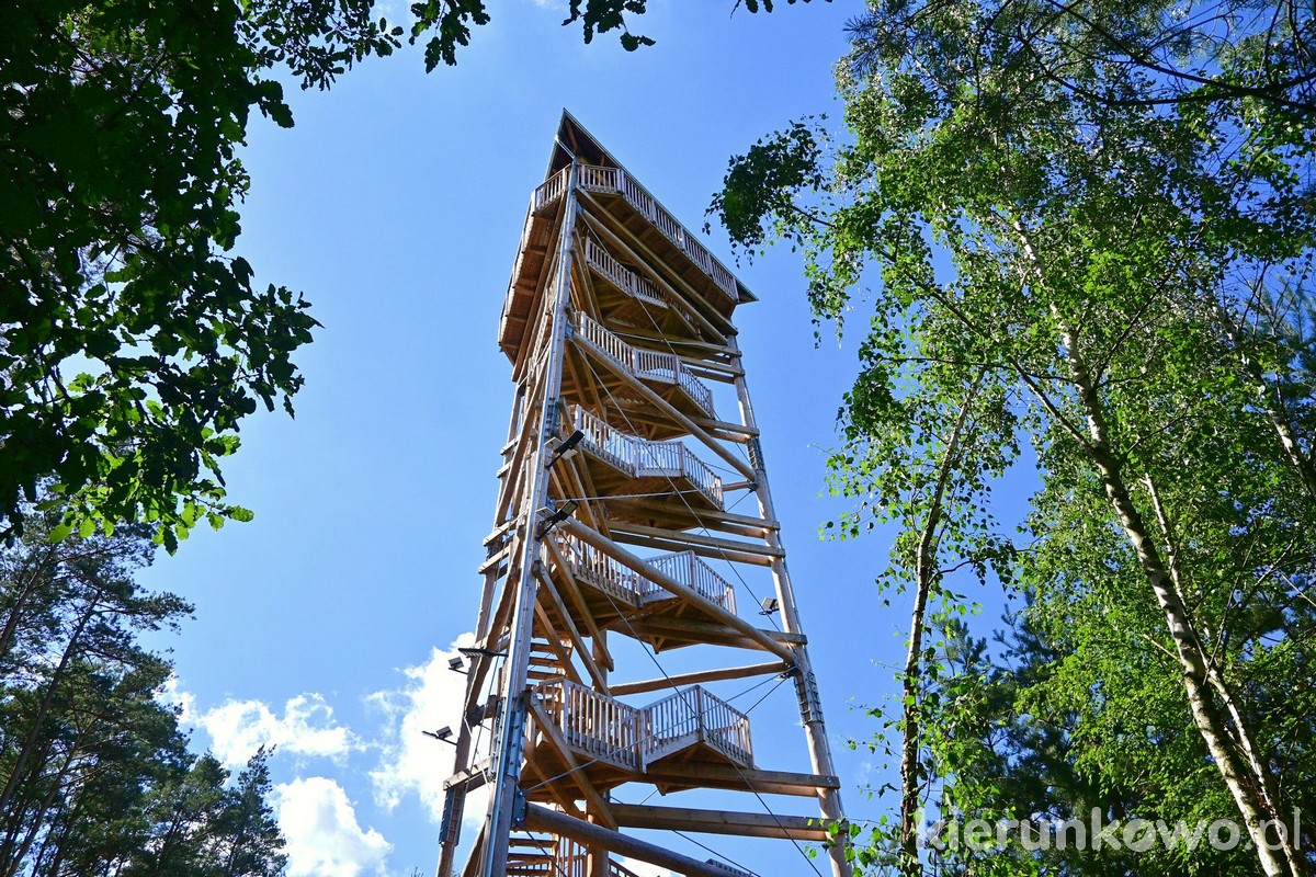Wieża widokowa JAGODA II w Osiecznej wieże widokowe