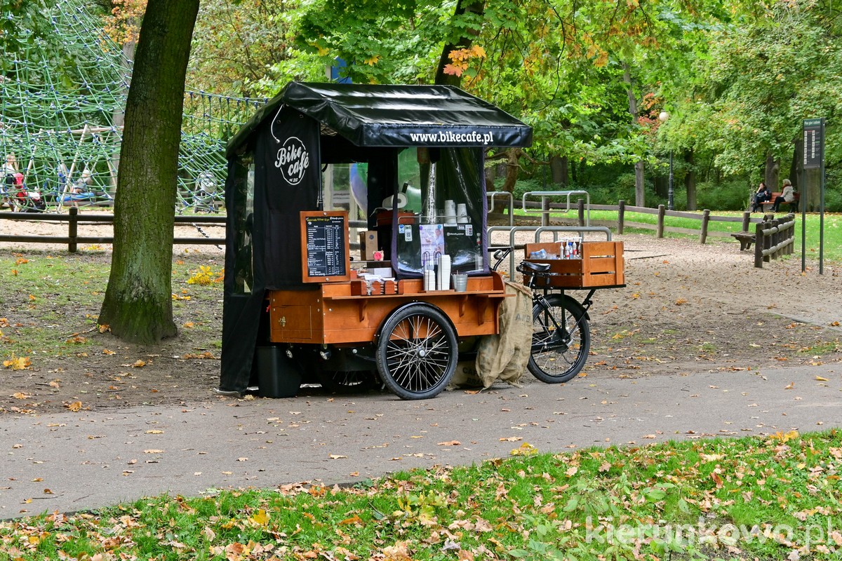 bike cafe poznań park sołacki sołacz