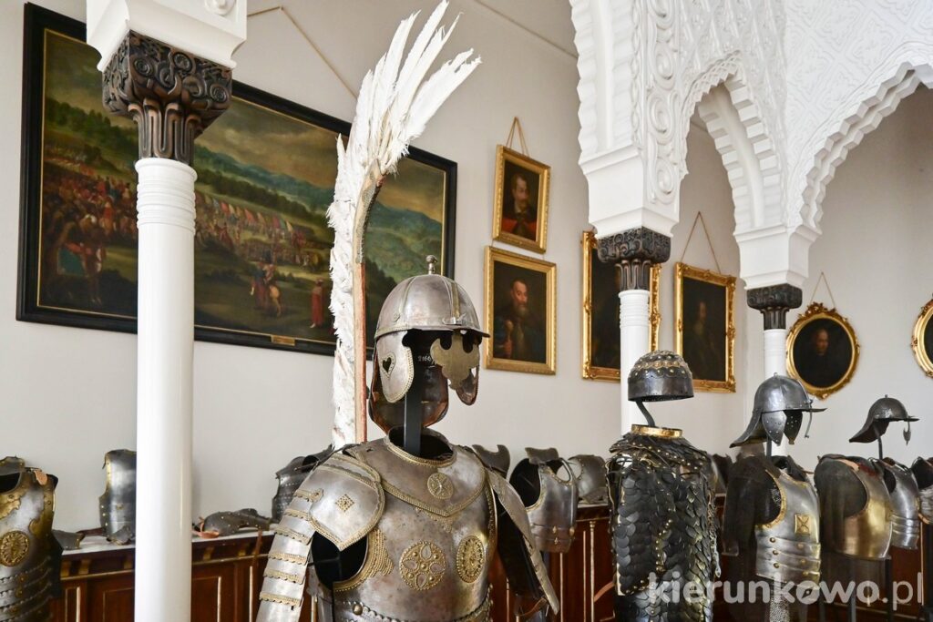 zbroja husarza husara husaria ze skrzydłami zamek w kórniku muzeum