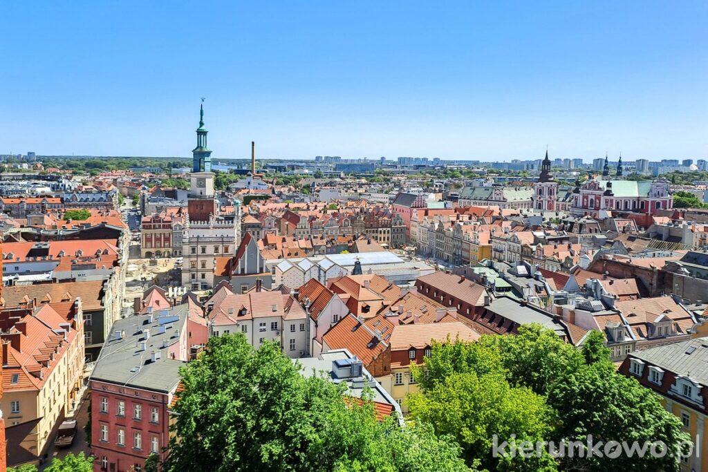 panorama poznania widok z wieży zamkowej zamek przemysła ii królewski