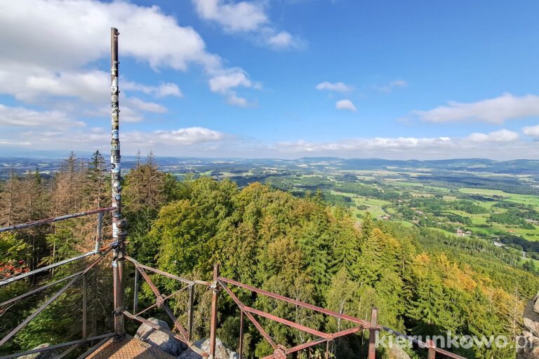 Sokolik Duży platforma widokowa taras widokowy Góry Sokole rudawy janowickie