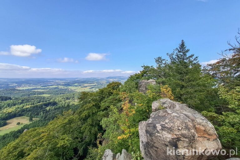 krzyżna góra Góry Sokole rudawy janowickie widok ze szczytu