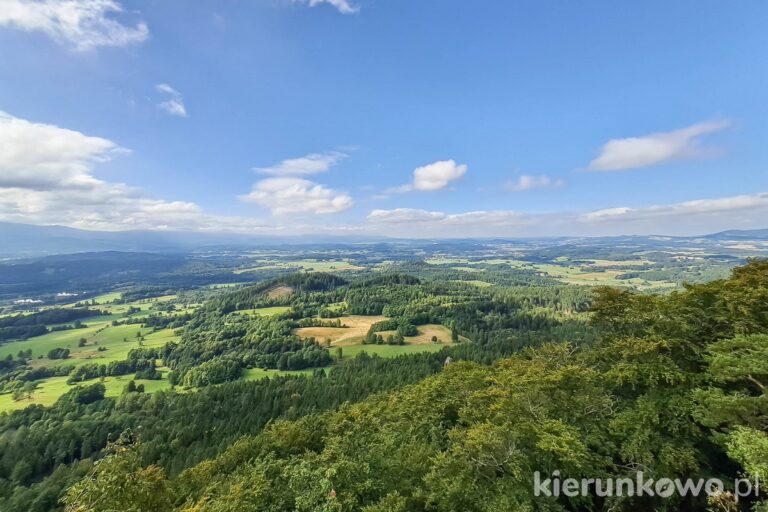 Góry Sokole krzyżna góra widok
