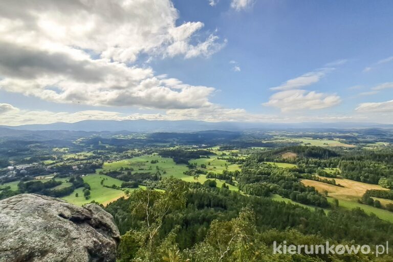 krzyżna góra widok ze szczytu
