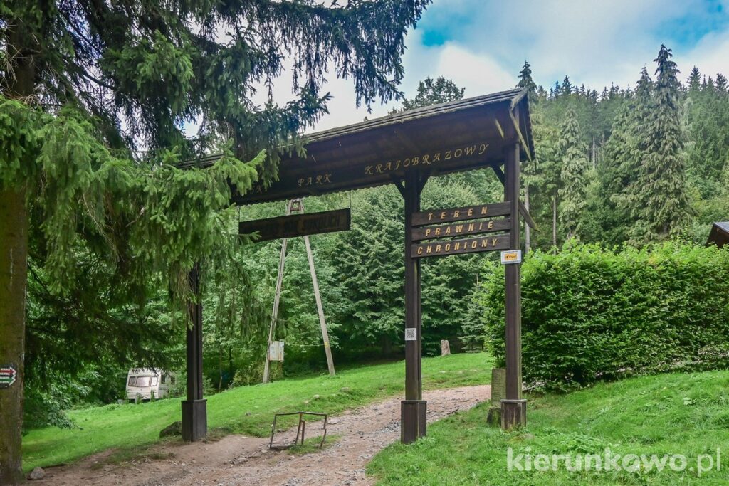 brama rudawki park krajobrazowy przy schronisku szwajcarka
