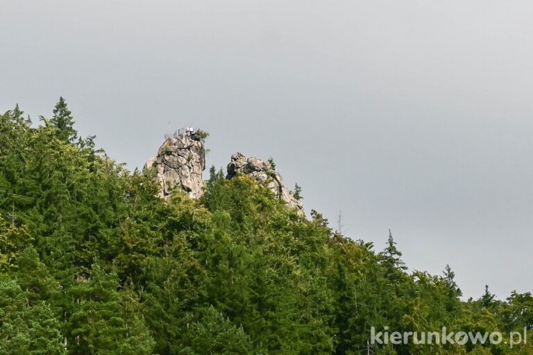 sokolik duży widziany z husyckich skał