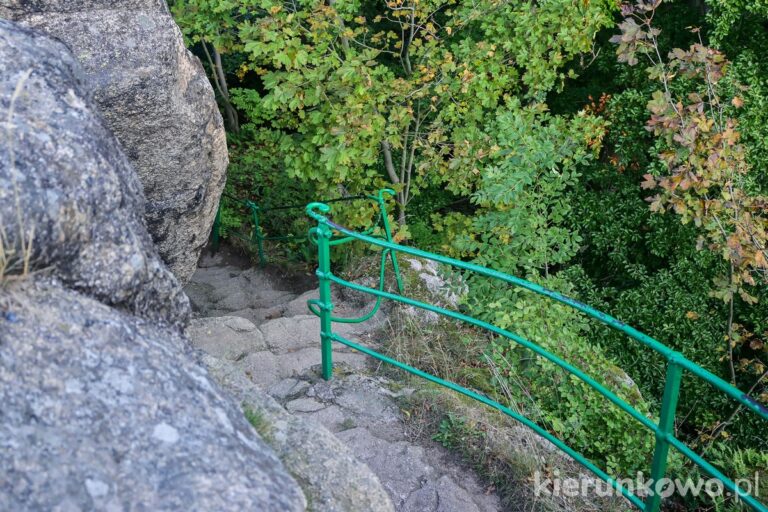 zejście wejście na szczyt krzyżnej góry