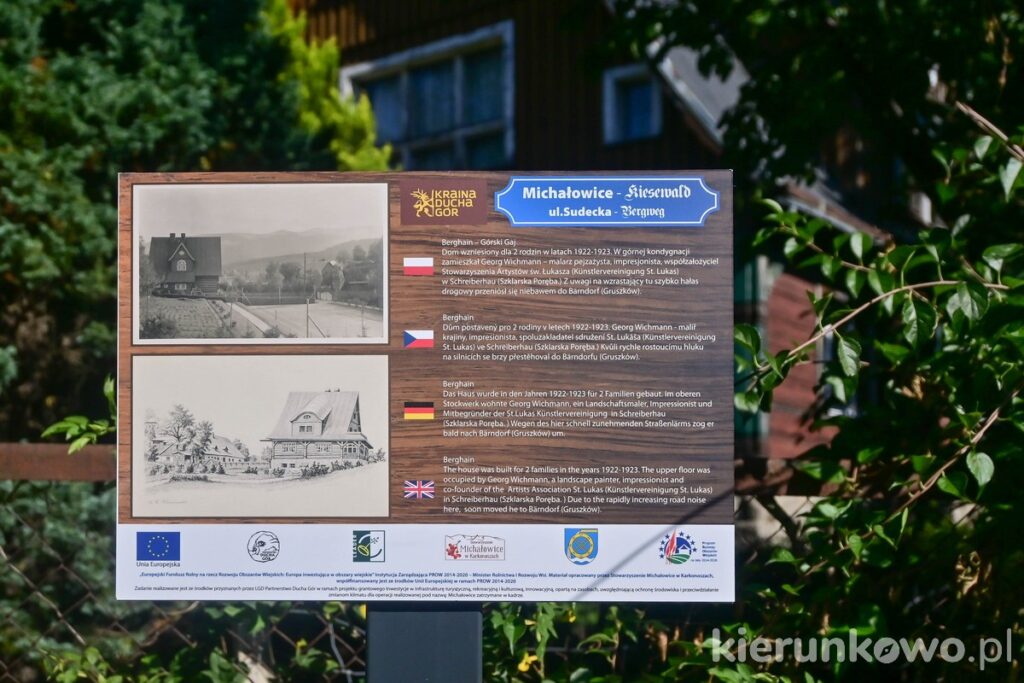 michałowice kraina ducha gór tablica informacyjna