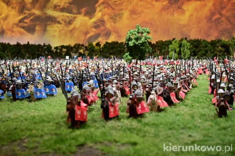 wystawa budowli z klocków lego rycerze polskie litewskie wojska