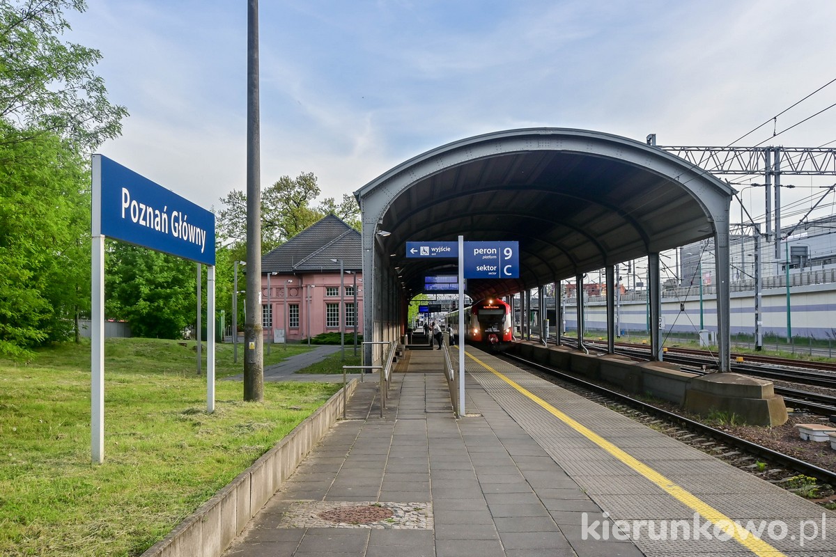 stacja poznań główny peron 9 dworzec cesarski