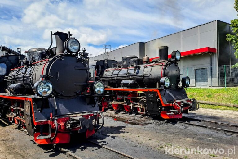 średzka kolej powiatowa kole wąskotorowa w Środzie Wielkopolskiej średzka wąskotorówka lokomotywy parowe Px48 w parowozowni