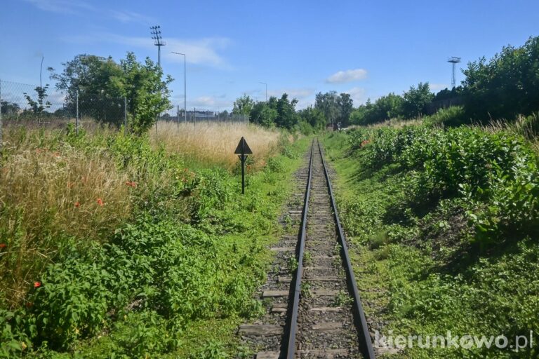 trasa Średzka Kolej Powiatowa tory szyny rozstaw 750 mm środa wielkopolska