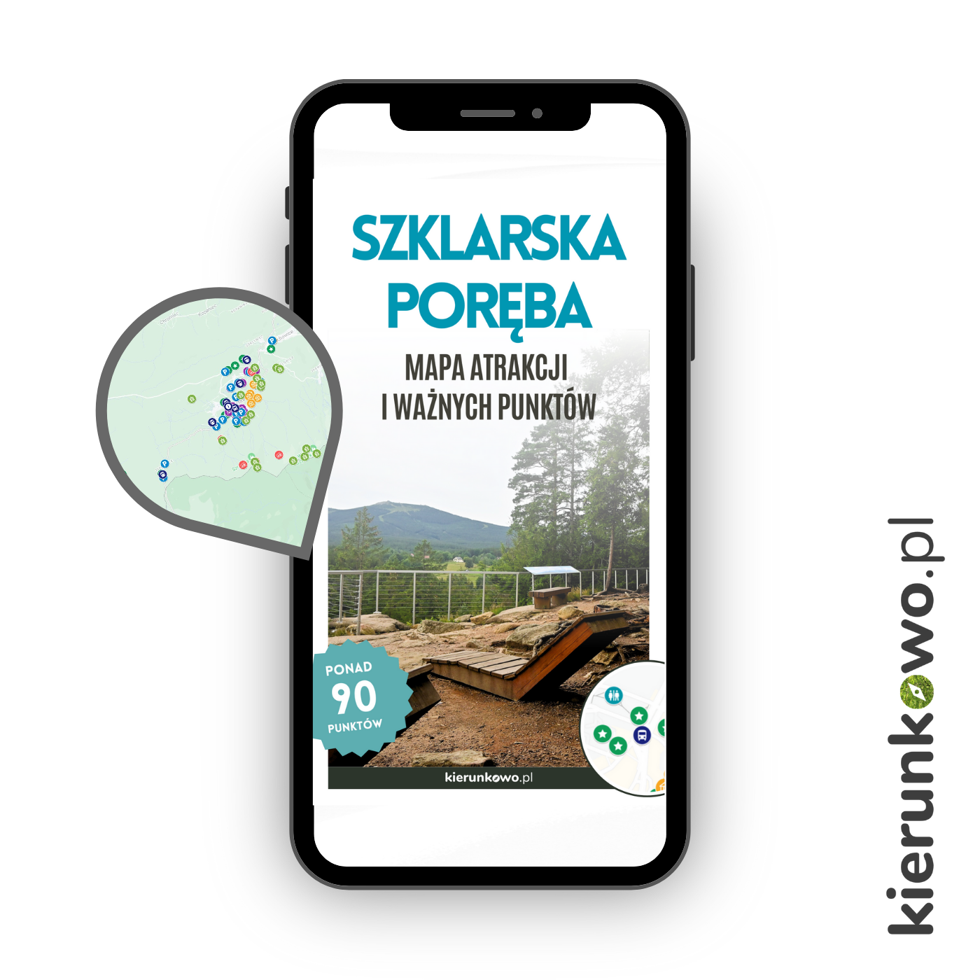 SZKLARSKA PORĘBA. Mapa atrakcji i ważnych miejsc