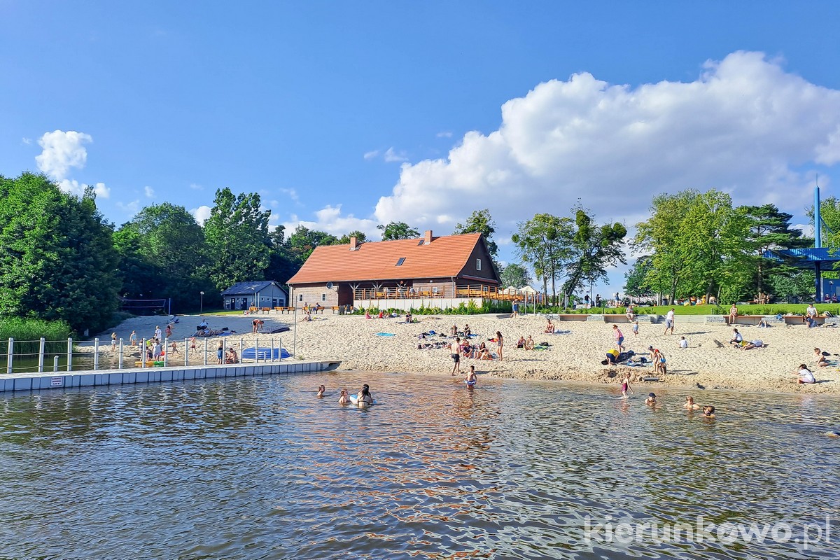 plaża w zaniemyślu kąpielisko zaniemyśl