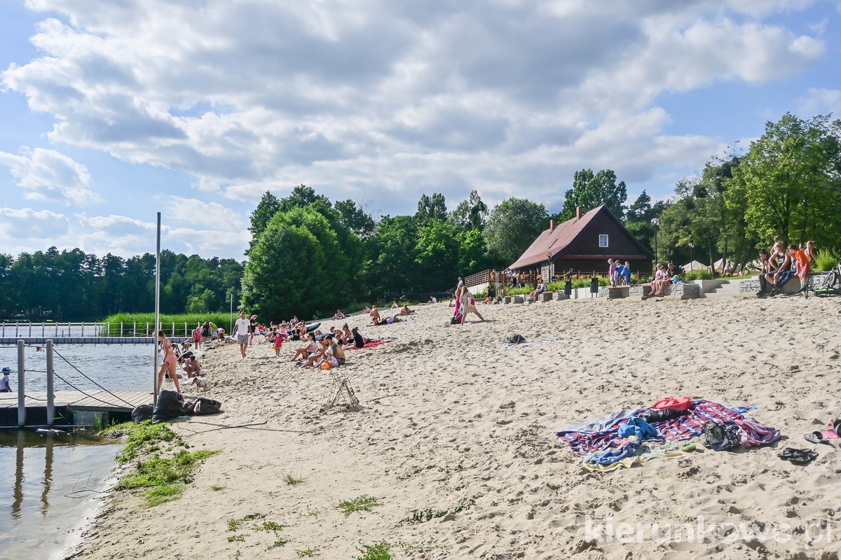 kąpielisko zaniemyśl piaszczysta plaża