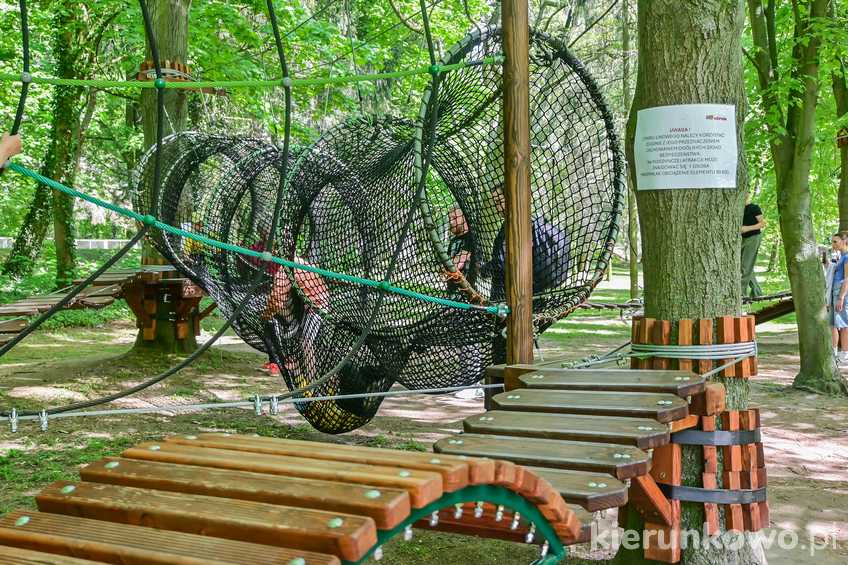 Kórnik - niski park linowy bez asekuracji