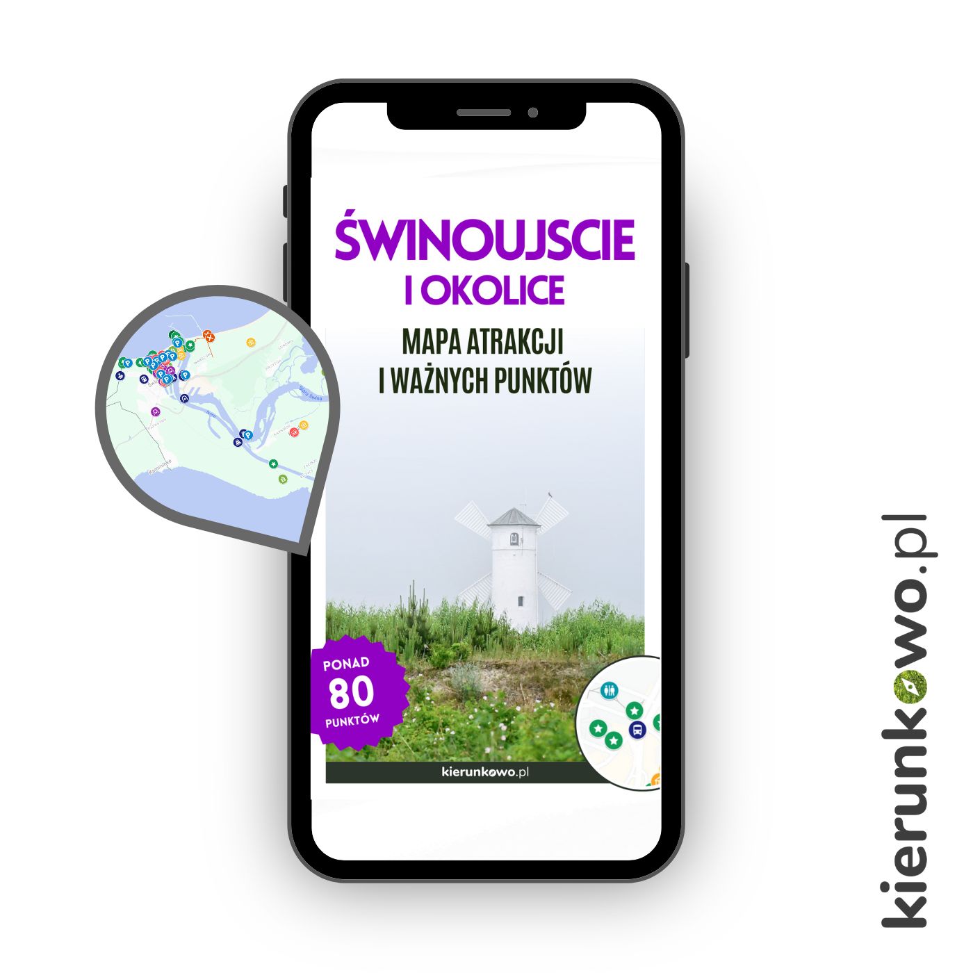 swinoujscie mapa atrakcji