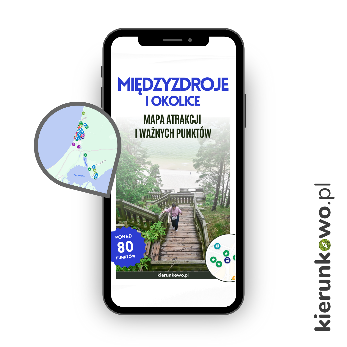 międzyzdroje mapa atrakcji i ważnych miejsc
