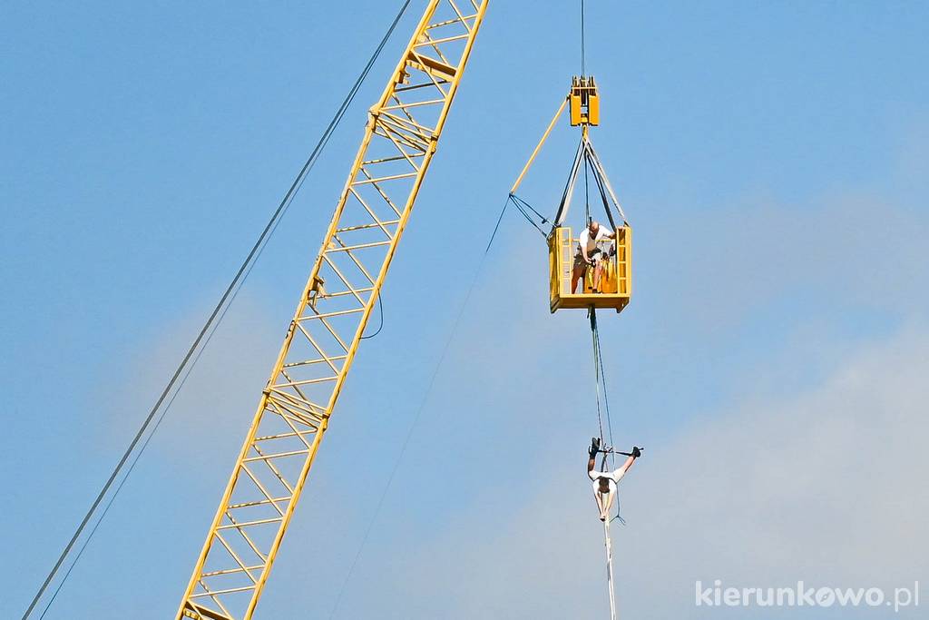 Bungee nad poznańską Maltą