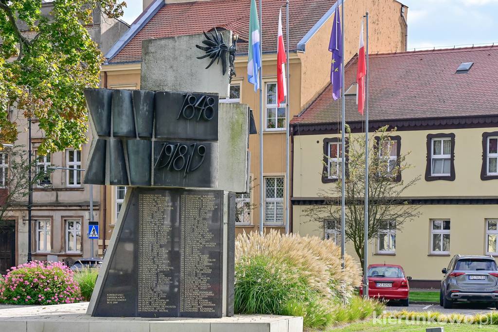 Pomnik Bohaterów Ziemi Bukowskiej na Placu Stanisława Reszki