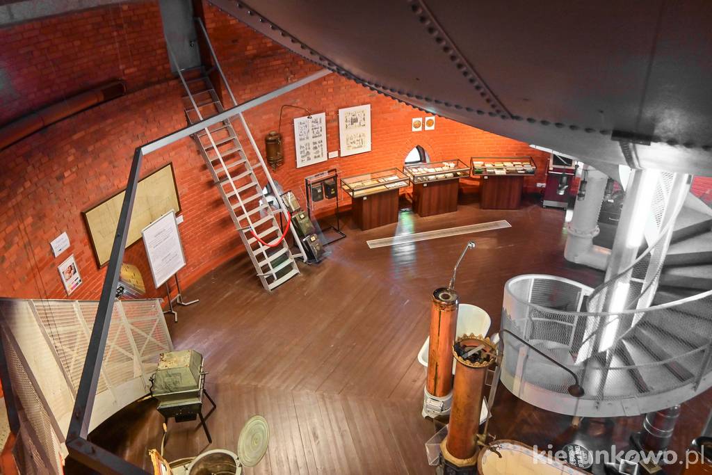 Wnętrze Wieży Ciśnień w Bydgoszczy. Ekspozycja Muzeum Wodociągów w Bydgoszczy