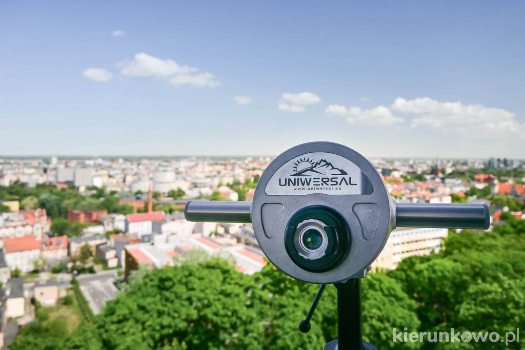 Luneta na galeryjce widokowej na Wieży Ciśnień w Bydgoszczy
