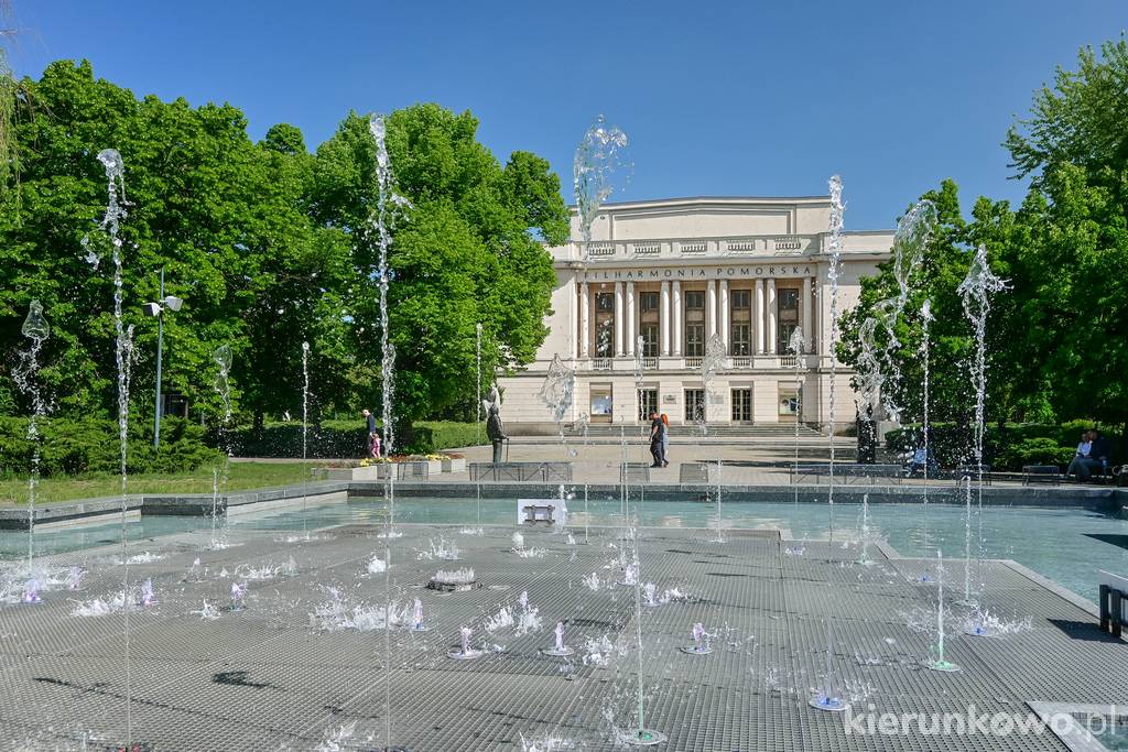Fontanna Muzyczna i Filharmonia Pomorska w Bydgoszczy (Dzielnica Muzyczna w Bydgoszczy)
