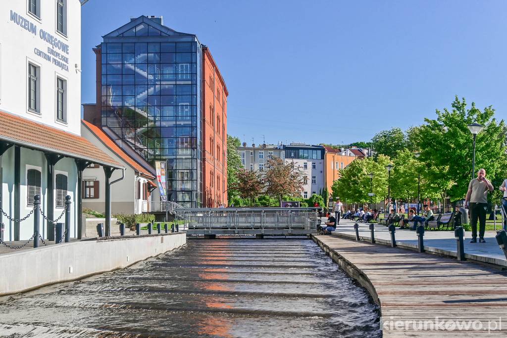 Kanał Międzywodzie na Wyspie Młyńskiej w Bydgoszczy