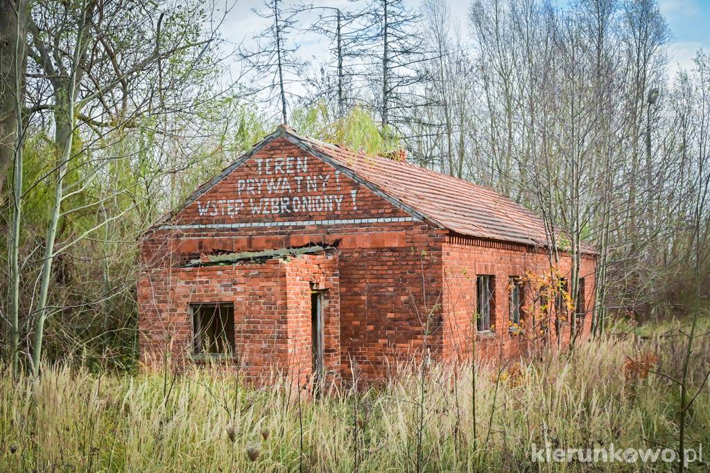 Jeden z budynków na terenie dawnej cegielni w Kwileniu k. Chocza