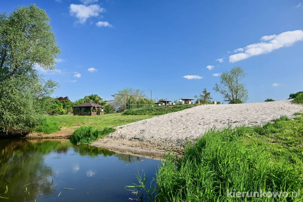 Przystań kajakowa na Prośnie w Choczu