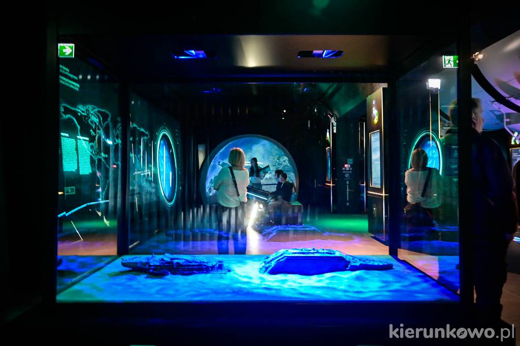 "Głębiny" jedna z pierwszych stref na strasie zwiedzania Hydropolis Wrocław