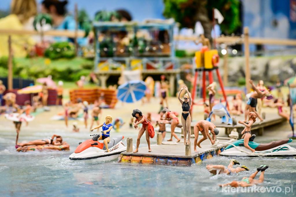 Słoneczna plaża w Kolejkowo Wrocław