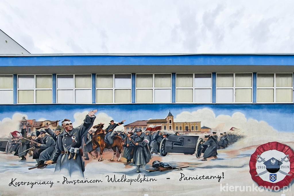 Mural Powstańczy w Kostrzynie kostrzyn co zobaczyć