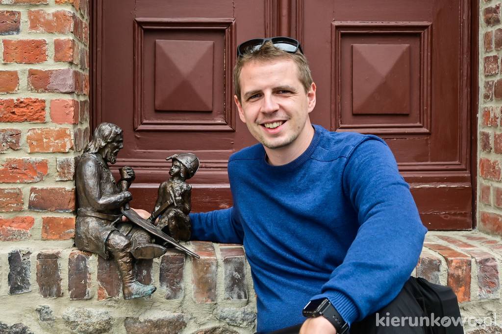 W wielkopolskim Kostrzynie z Rycerzem Kostro marcin krawczyk kierunkowo.pl bloger regionalista kostrzyn co zoabaczyć