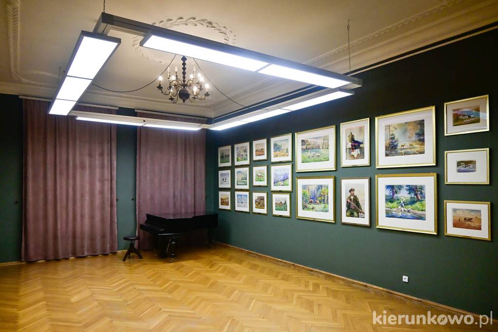 Wystawa akwareli Jana Bogumiła Sokołowskiego w Muzeum w Uzarzewie