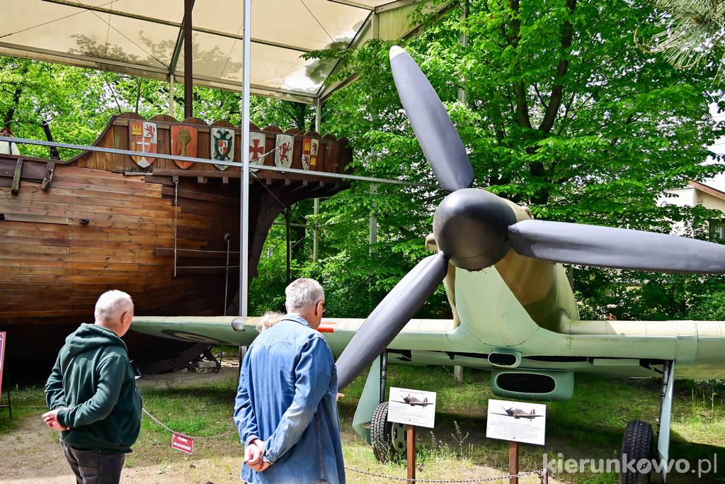 Replika samolotu Hawker Hurricane w Muzeum Arkadego Fiedlera